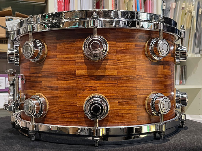 Amazon Rosewood Segment Block Shell Snare Drum 14"×8"