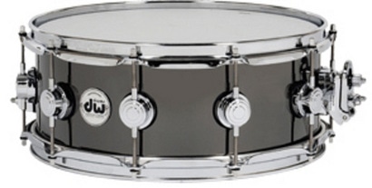 DW-BNB1455SD/BRASS/C Collector's Metal Snare / Black Nickel Over Brass