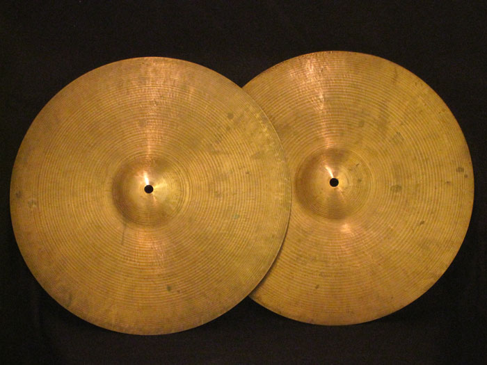 【VINTAGE】1959-66' K Zildjian Istanbul 15" HiHats  Intermediate Stamp 943g/953g