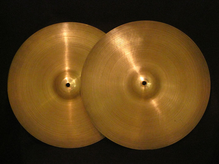 【VINTAGE】60's Avedis Zildjian 3-Dot Stamp 15" HiHats 1,081g/1,139g