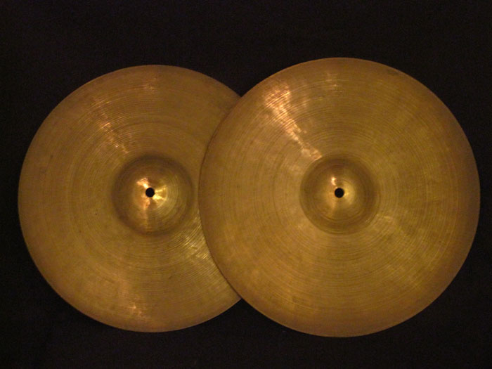 【VINTAGE】1950-53' K Zildjian Istanbul 13" Thin Hats Old Stamp IIIa 613g/623g