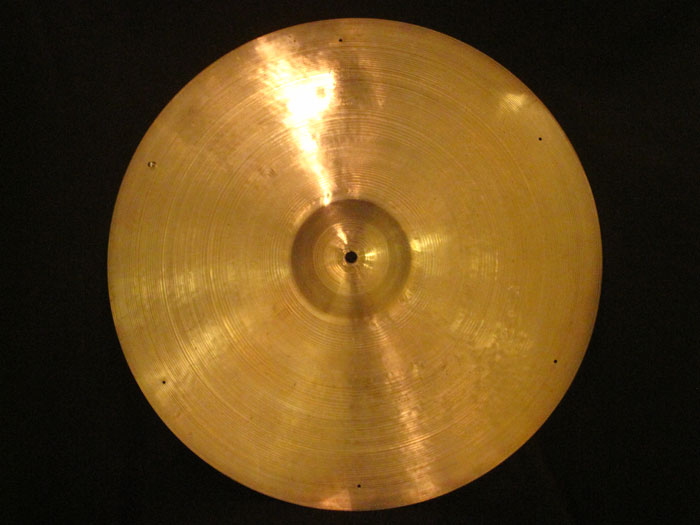 【VINTAGE】50's Avedis Zildjian 22" Ride Hollow Large Stamp 2,441g / 6 Rivet Hole