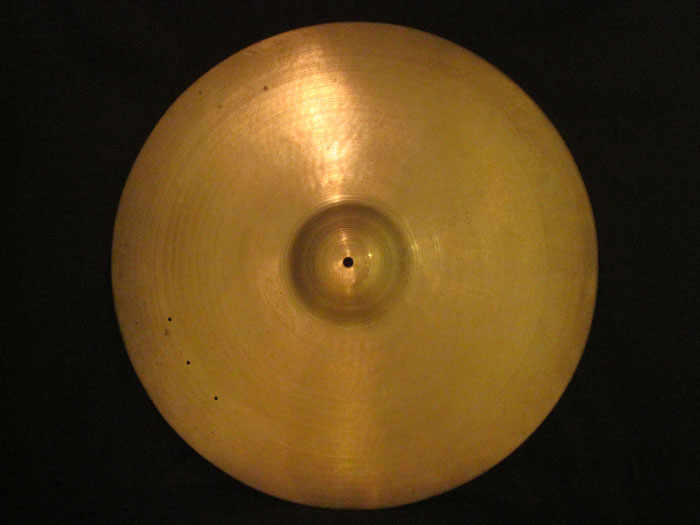 【VINTAGE】1939-55' A Zildjian Trans Stamp 22" Thin Ride 2,449g / 3 Rivet Holes