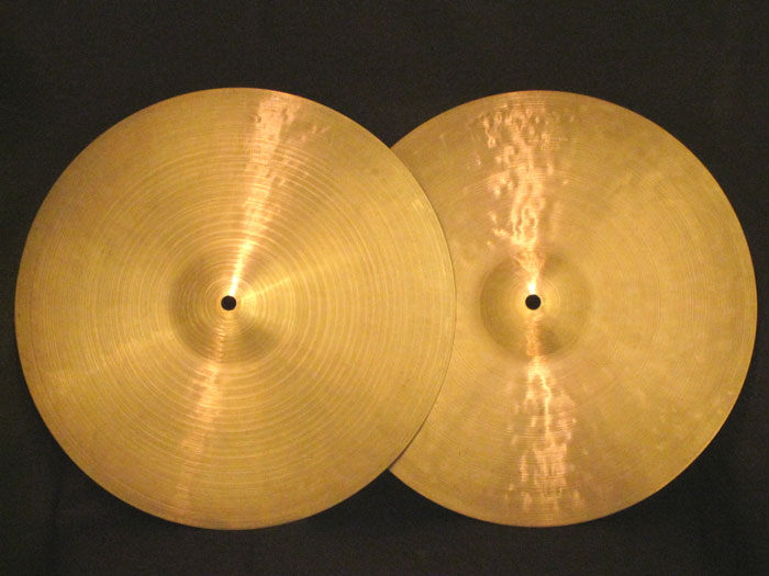 【VINTAGE】1966-77' K Zildjian Istanbul New Stamp 14" HiHats 804g/907g