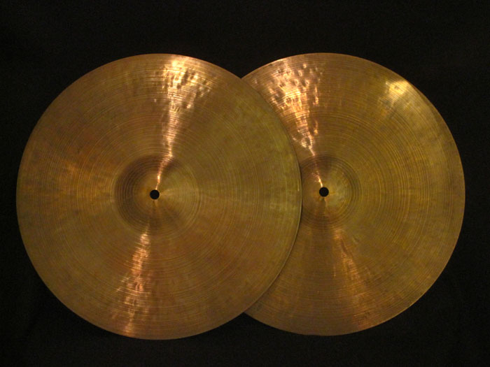 【VINTAGE】1966-77' K Zildjian Istanbul New Stamp 14" HiHats 775g/795g