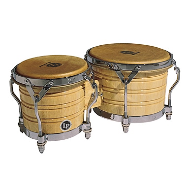 LP201A-2 Generation II Wood Bongos Traditional Rims