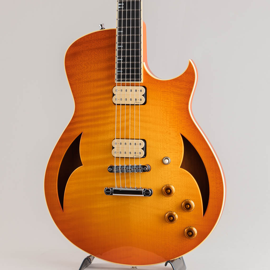 Marchione Guitars Semi-Hollow 59Burst Deluxe Honey Burst マルキオーネ　ギターズ サブ画像8