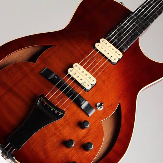 Marchione Guitars Semi-Hollow Arch Top Ebony Bridge and Tailpiece, Flamed Redwood Top 2013 マルキオーネ　ギターズ Semi-Hollow Arch Top Ebony Bridge and Tailpiece, Flamed Redwood Top 2013 サブ画像10