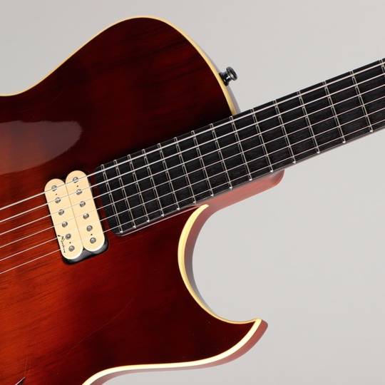 Marchione Guitars Semi-Hollow Arch Top Ebony Bridge and Tailpiece, Flamed Redwood Top 2013 マルキオーネ　ギターズ Semi-Hollow Arch Top Ebony Bridge and Tailpiece, Flamed Redwood Top 2013 サブ画像11
