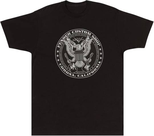 FENDER Custom Shop Eagle T-Shirt, Blk M フェンダー
