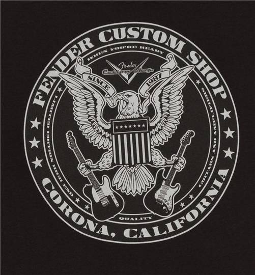 FENDER Custom Shop Eagle T-Shirt, Blk M フェンダー サブ画像1