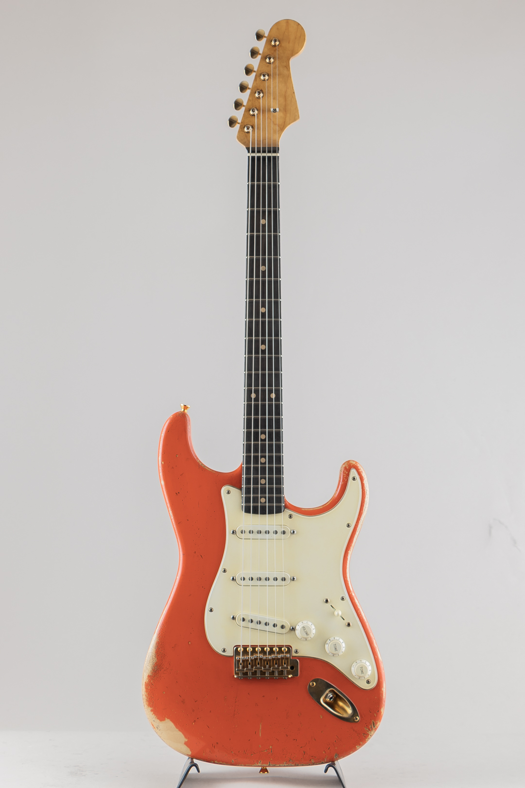 Nacho Guitars Early 60s Contour Body Fiesta Red #46023 Heavy Aging Medium C neck Ash Body ナチョ・ギターズ サブ画像2