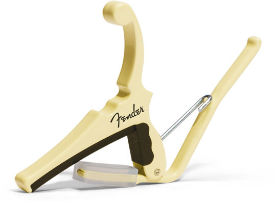 Fender x Kyser Quick-Change Electric Guitar Capo/  OLYMPIC WHITE