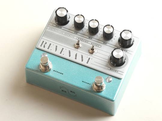 Revelation Effects REVENANT Preamp-Boost V1.2 -Teal Sparkle with Silver face plate- (Limited)【サウンドメッセ出展予 レベレーションエフェクト サブ画像1