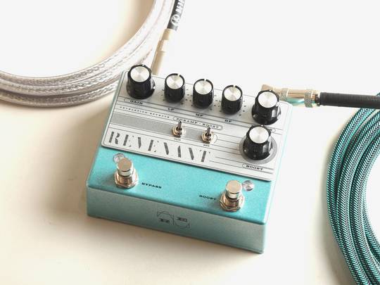 Revelation Effects REVENANT Preamp-Boost V1.2 -Teal Sparkle with Silver face plate- (Limited)【サウンドメッセ出展予 レベレーションエフェクト サブ画像8