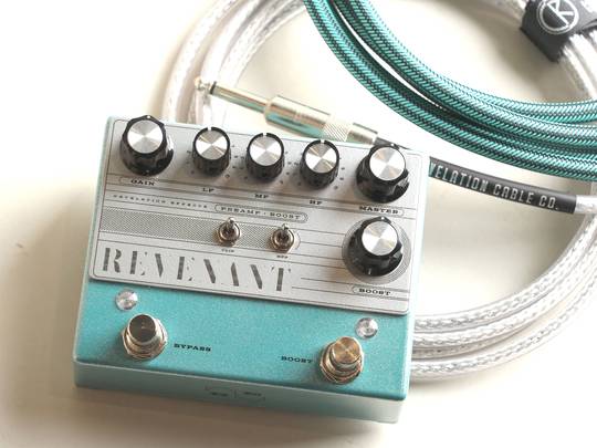 Revelation Effects REVENANT Preamp-Boost V1.2 -Teal Sparkle with Silver face plate- (Limited)【サウンドメッセ出展予 レベレーションエフェクト サブ画像9