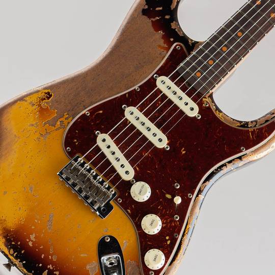 FENDER CUSTOM SHOP Limited Edition Roasted '61 Stratocaster Super Heavy Relic Aged 3-Color Sunburst 2023 フェンダーカスタムショップ サブ画像10