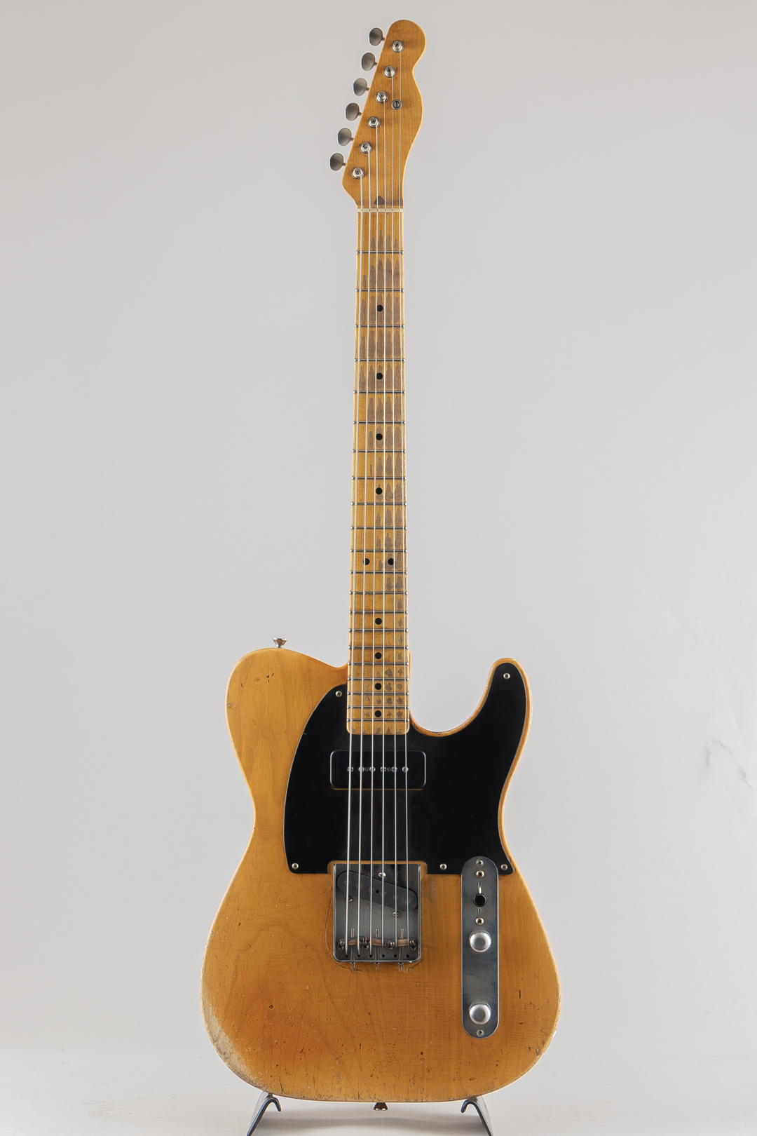 Nacho Guitars Early 50s Blackguard P-90 Butterscotch Blonde #1180 Heavy Aging Medium C Neck  ナチョ・ギターズ サブ画像2
