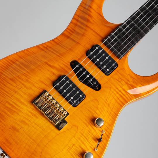 Marchione Guitars Carve Top 1pc Figured Maple Body Amber 2015 マルキオーネ　ギターズ サブ画像10