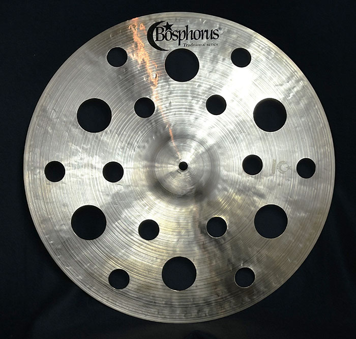 【トルコシンバルツアー選定品】Traditional Series FX 18" Crash 18holes 1,208g