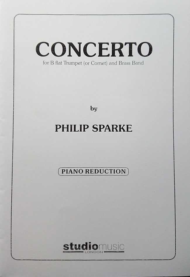 Studio Music 出版 スパーク / トランペットと金管バンドのための協奏曲(トランペット洋書) Studio Music フィリップ 