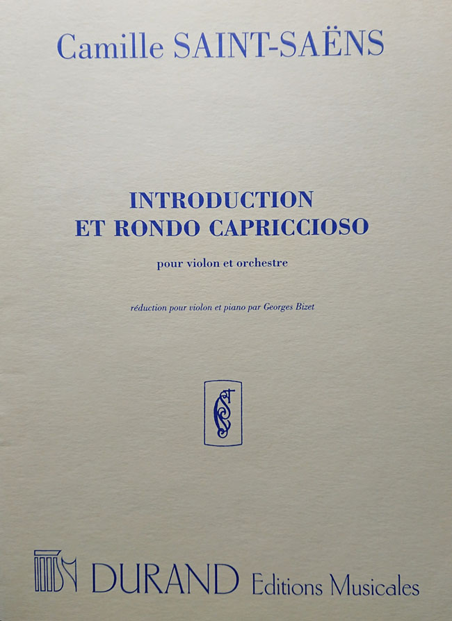 サン＝サーンス/序奏とロンド・カプリチオーゾ　Op.28（ヴァイオリン洋書）