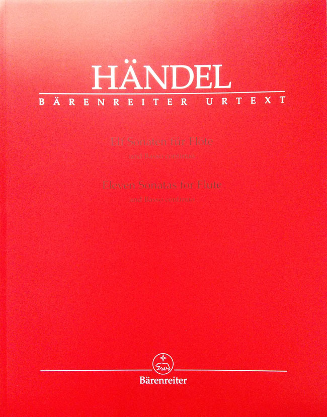 ベーレンライター社 ヘンデル / 11のフルートソナタ  (フルート洋書) Barenreiter-Verlag ゲオルク・フリードリヒ・ヘンデル