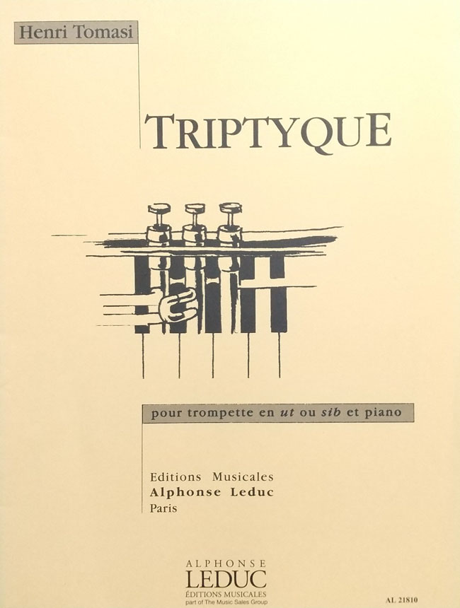 ルデュック社 トマジ / トリプティーク （トランペット洋書） Alphonse Leduc アンリ・トマジ