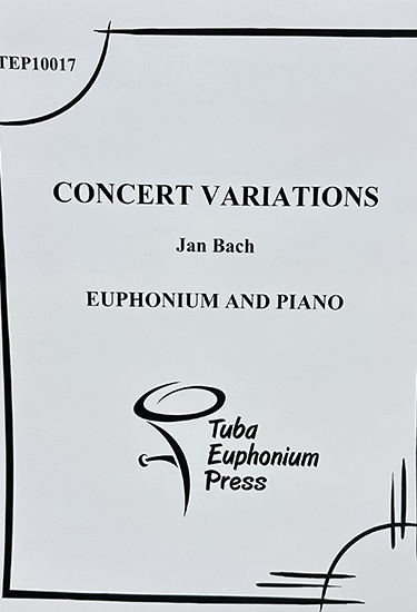ジャン・バック(J.Bach)/コンサート・バリエーションズ/ユーフォニアム洋書