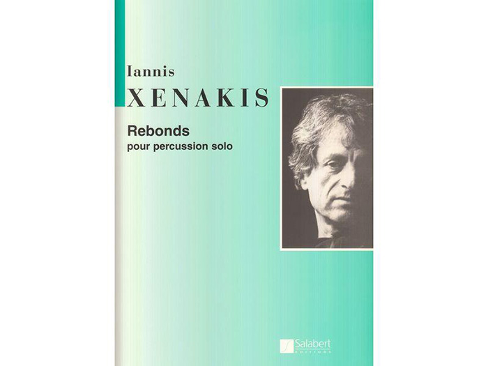 【ネコポス発送】パーカッションソロ『lannis XENAKIS/Rebonds pour percussion solo』