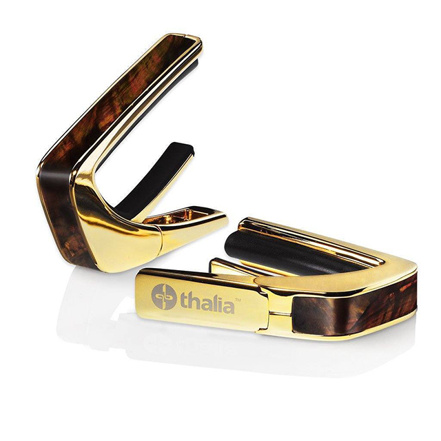 Thalia Capos 24k Gold Finish with Tennessee Whiskey Wing Inlay タリアカポ