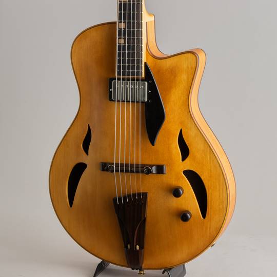 Yamaoka Archtop Guitars Strings Art JG-1 Vintage Amber 山岡ギターズ サブ画像8