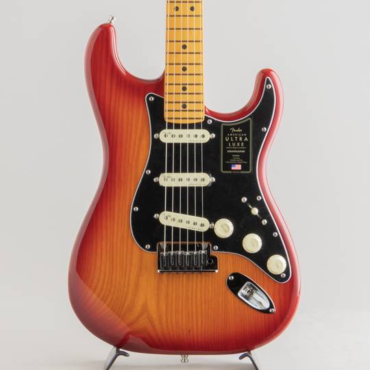 American Ultra Luxe Stratocaster/Plasma Red Burst/M【S/N:US210046455】