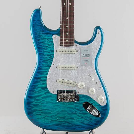 2024 Collection Made in Japan Hybrid II Stratocaster/Quilt Aquamarine/R