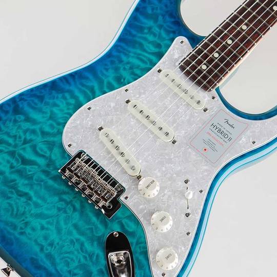 FENDER 2024 Collection Made in Japan Hybrid II Stratocaster/Quilt Aquamarine/R フェンダー サブ画像8