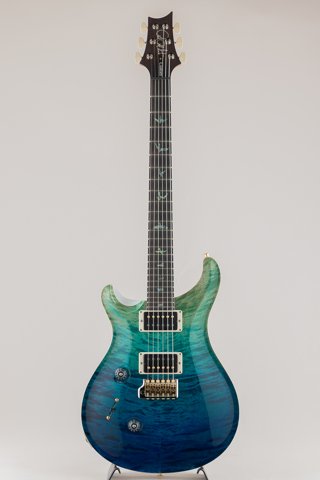 Paul Reed Smith Wood Library Custom 24 Lefty 10Top Quilt Custom Color(Blue Fade Top/White Back) ポールリードスミス サブ画像2