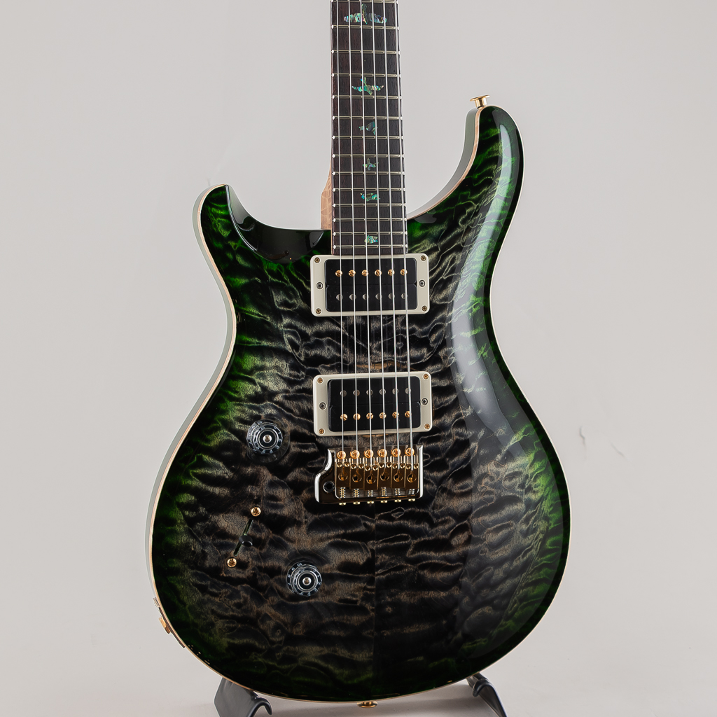 Paul Reed Smith Wood Library Custom 24 Lefty 10Top Quilt Charcoal Jade Burst ポールリードスミス サブ画像8