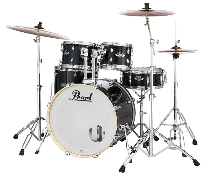 Pearl 【送料無料】EXX725S/CN EXPORT SERIES #31 ジェットブラック シンバル付きセット (スタンダードサイズ) パール サブ画像2