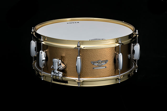 TAMA TBRS1455H STAR Reserve Snare Drum 14”x5.5” Hand Hammered Brass タマ サブ画像1