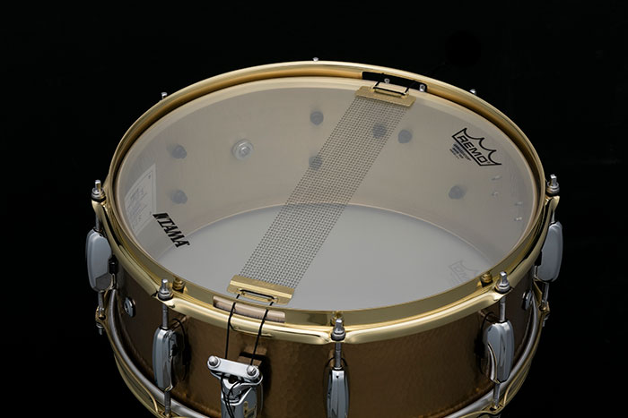 TAMA TBRS1455H STAR Reserve Snare Drum 14”x5.5” Hand Hammered Brass タマ サブ画像4