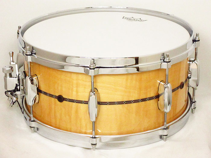 TAMA TMS1465S GCM Star Maple Snare / Gloss Natural Curly Maple タマ サブ画像4
