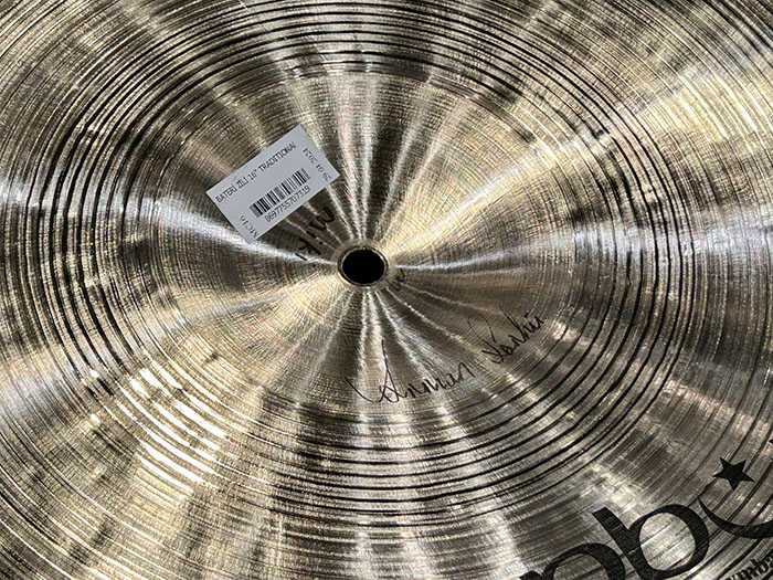 istanbul Agop 【トルコシンバルツアー選定品】Traditional Series 16 Medium Crash 1,017g イスタンブールアゴップ サブ画像5