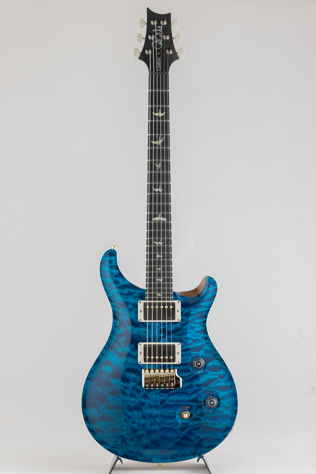 Paul Reed Smith Wood Library Custom24 10Top Quilt Maple McCarty Thickness Aquamarine Stained Neck ポールリードスミス サブ画像2