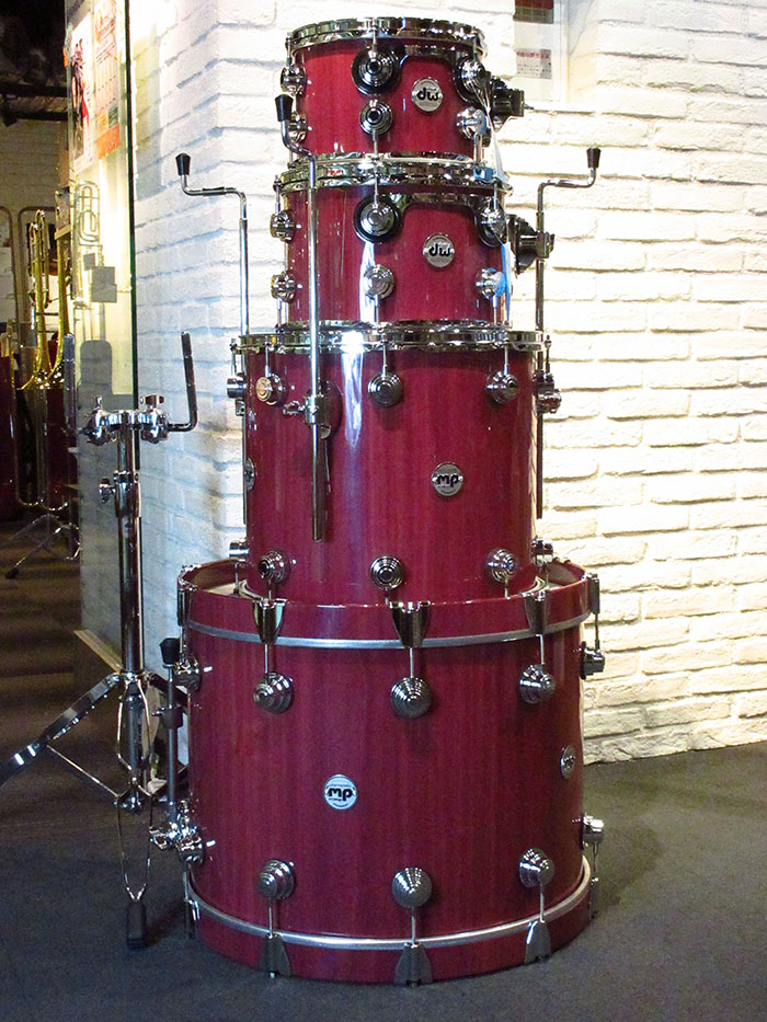 dw Collector's Series Purple Heart Drum Set 22 10 12 16 Lacquer Custom ディーダブリュー サブ画像11
