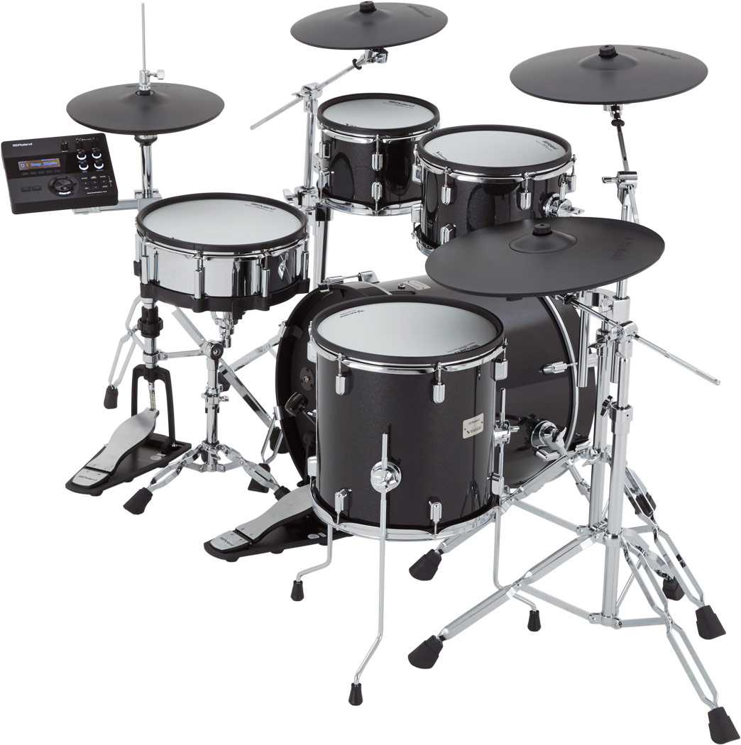 Roland VAD507 V-Drums Acoustic Design TAMAオリジナルオプション イス、ペダル、ハイハットスタンド、スネアスタンド、ヘッドフォン、マット付き ローランド サブ画像1
