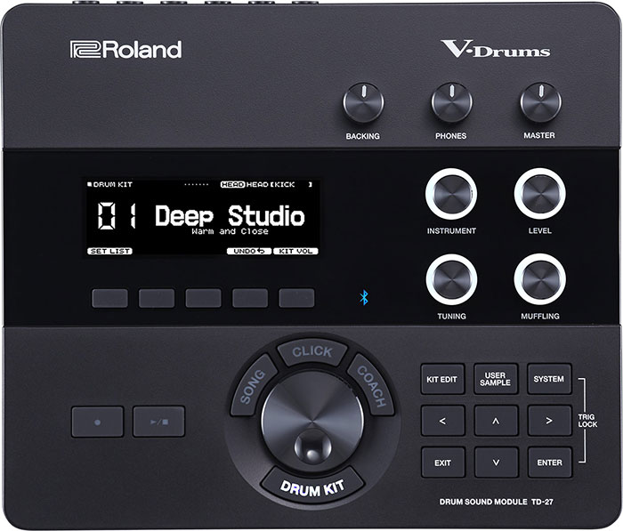 Roland VAD507 V-Drums Acoustic Design Pearlオリジナルオプション イス、ペダル、ハイハットスタンド、スネアスタンド、ヘッドフォン、マット付き ローランド サブ画像4