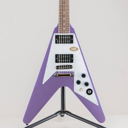 Inspired by Gibson Custom Shop Kirk Hammett 1979 Flying V/Purple Metallic
