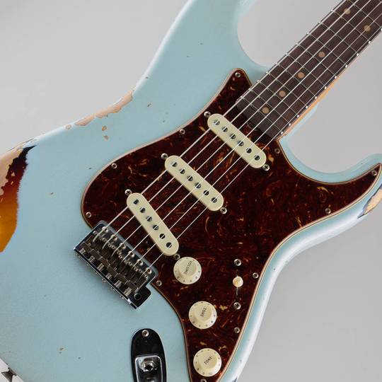 FENDER CUSTOM SHOP Limited 1961 Stratocaster Heavy Relic/Faded Aged Sonic Blue over 3-Tone Sunburst フェンダーカスタムショップ サブ画像10
