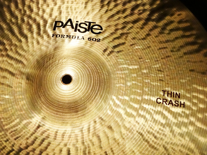 PAiSTe FORMULA602 【新品25%OFF!!】FORMULA602 17  Thin Crash パイステ　フォーミュラ602 サブ画像1