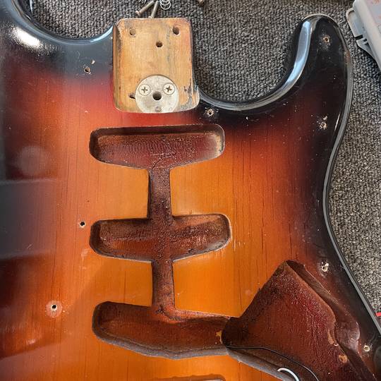FENDER 1975 Stratocaster Sunburst Refinish フェンダー サブ画像14